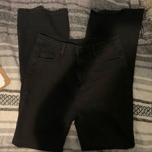 SHEIN Black Flare Jeans